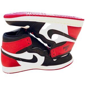 Air Jordan 1 Retro High OG Chicago Black Toe Sneakers Reimagined Size 10